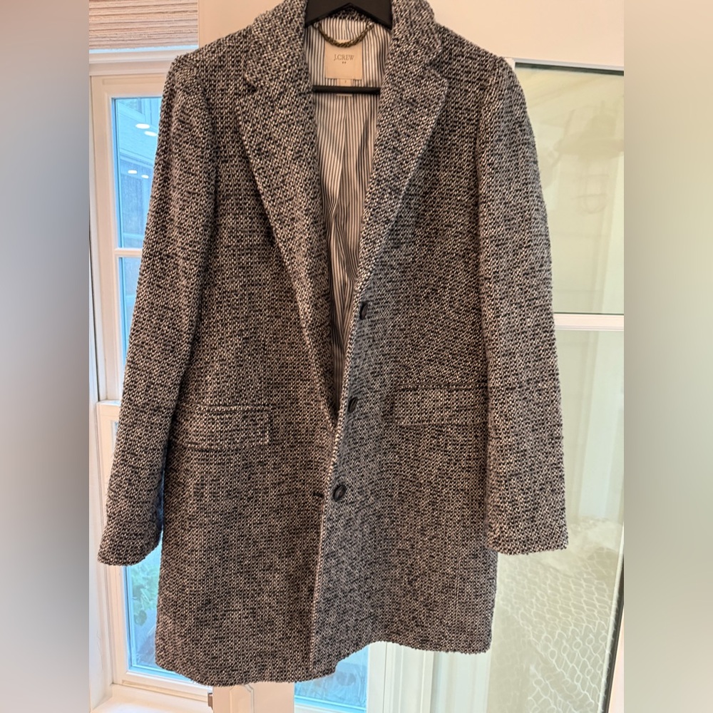 Jcrew size 2 tweed coat